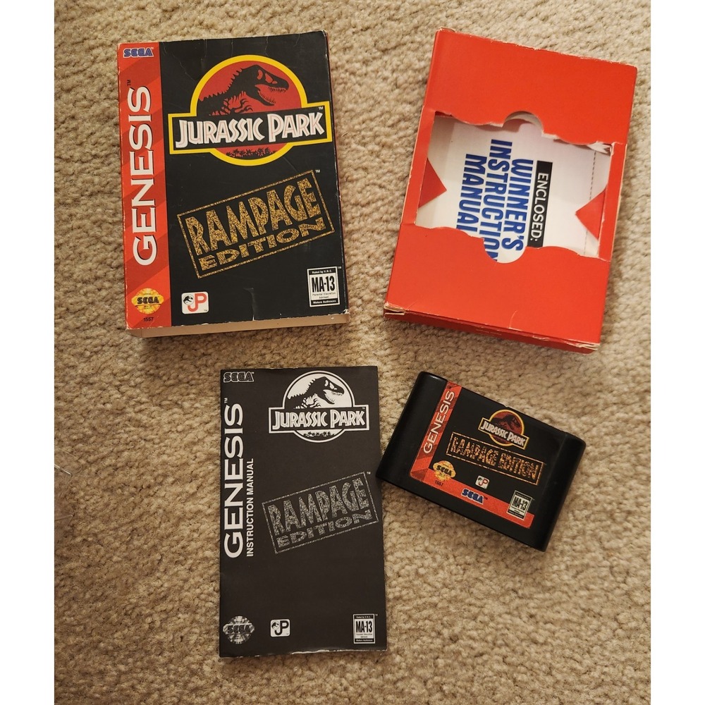 Jurrasic Park Rampage Edition Sega